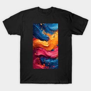 Abstract brushstroke pattern 10K resolution T-Shirt